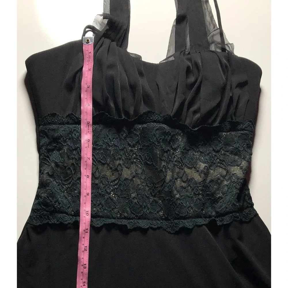 Vintage Y2K Dress City Triangles Halter Prom Fairy Whimsigoth Dreamy S - Picture 9 of 12